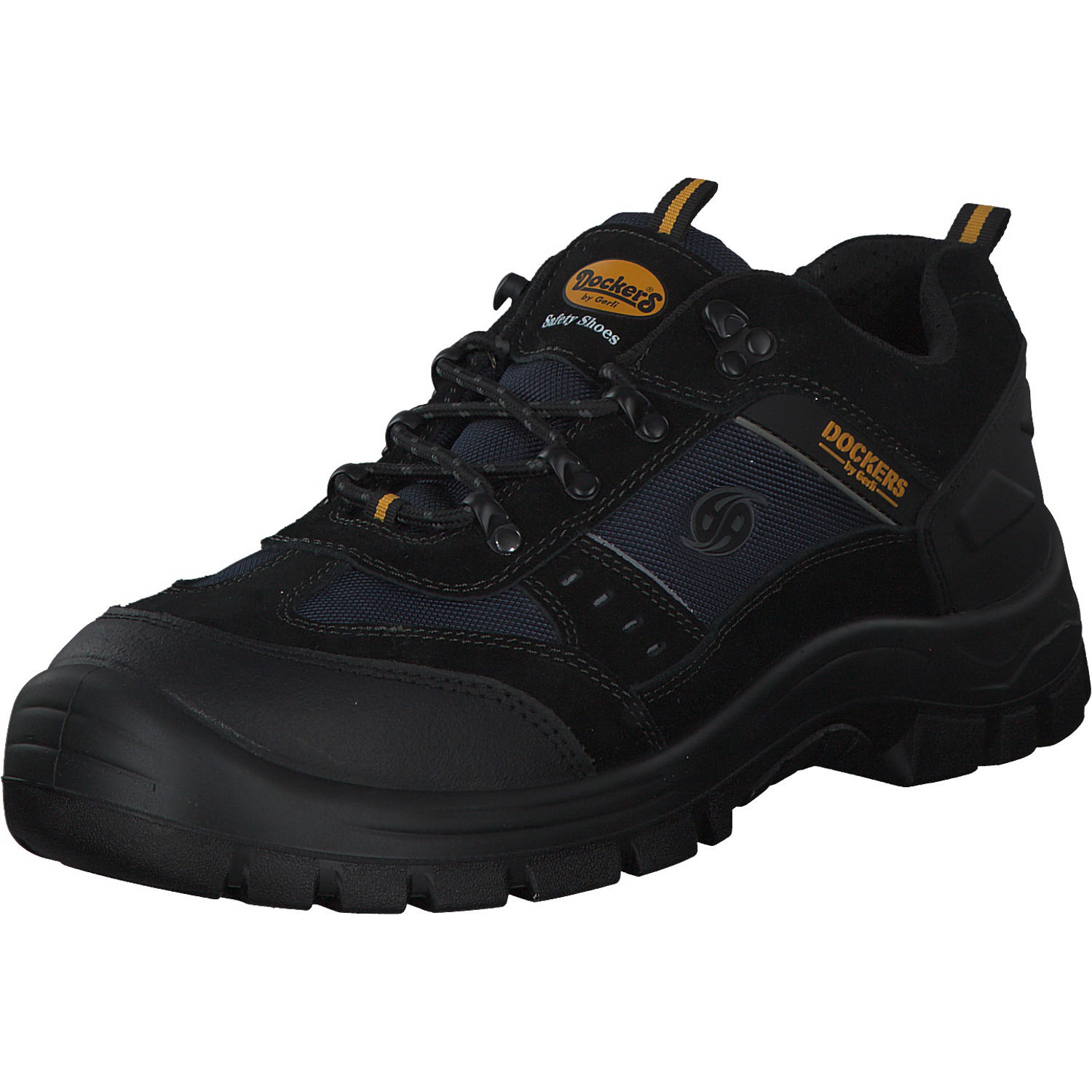 Dockers D0022, Sneakers Low, Herren, Schwarz