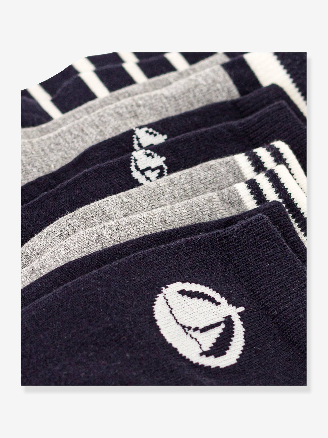 Lot de 5 paires de chaussettes garçon PETIT BATEAU multicolore