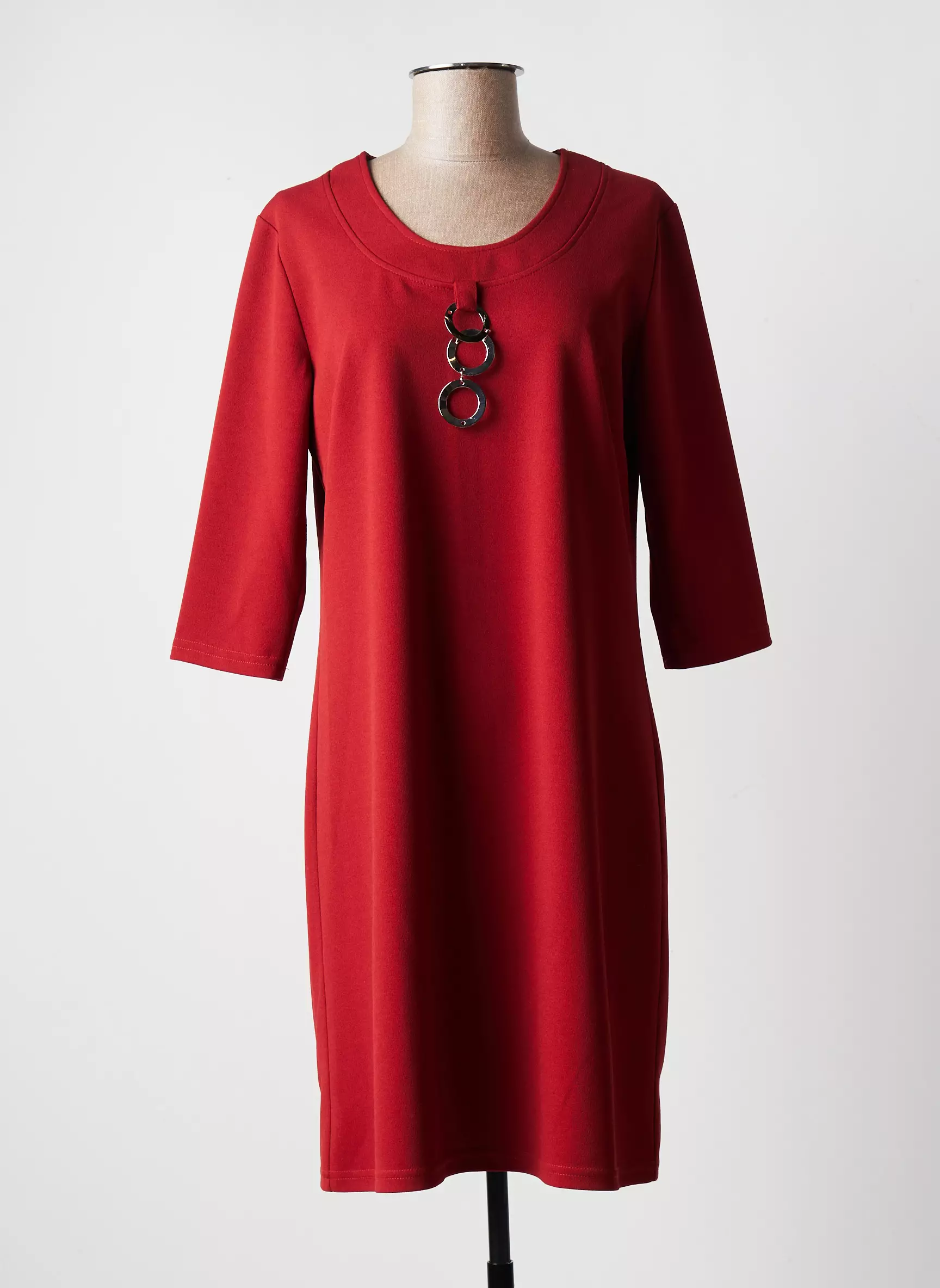 Halogene Robes Mi Longues Femme couleur marron