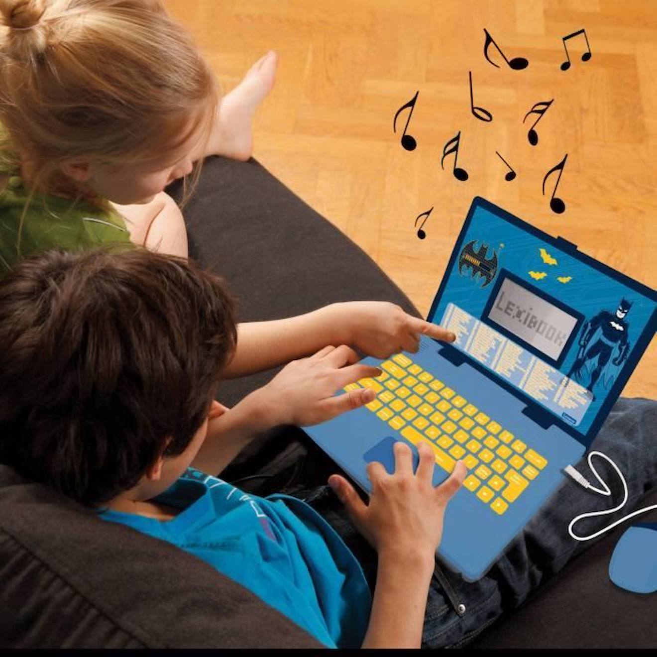 Ordinateur portable éducatif avec 124 activités pour une expérience d'apprentissage amusante et interactive ! bleu