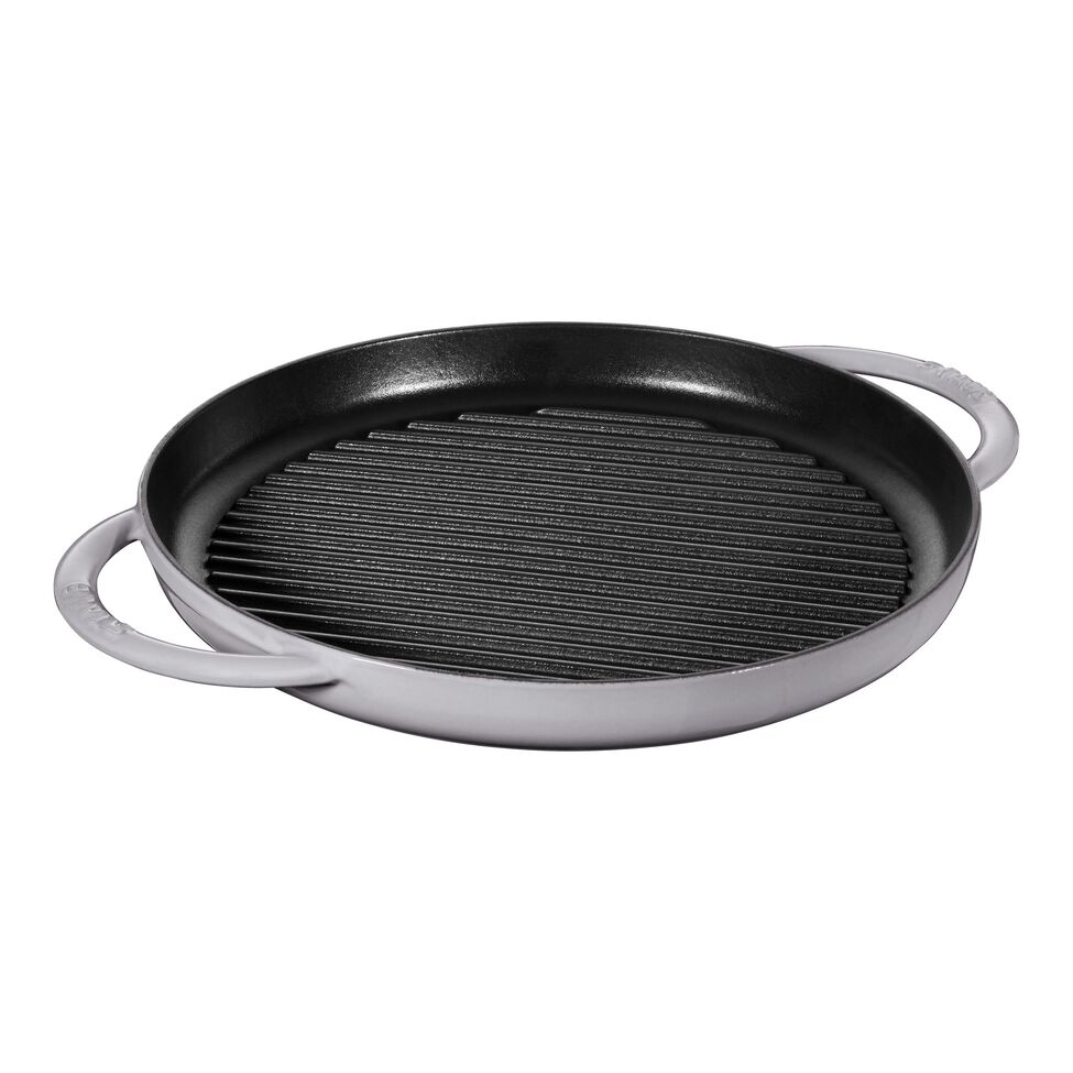 Pure Grill 30 cm, rund, Graphit-Grau, Gusseisen