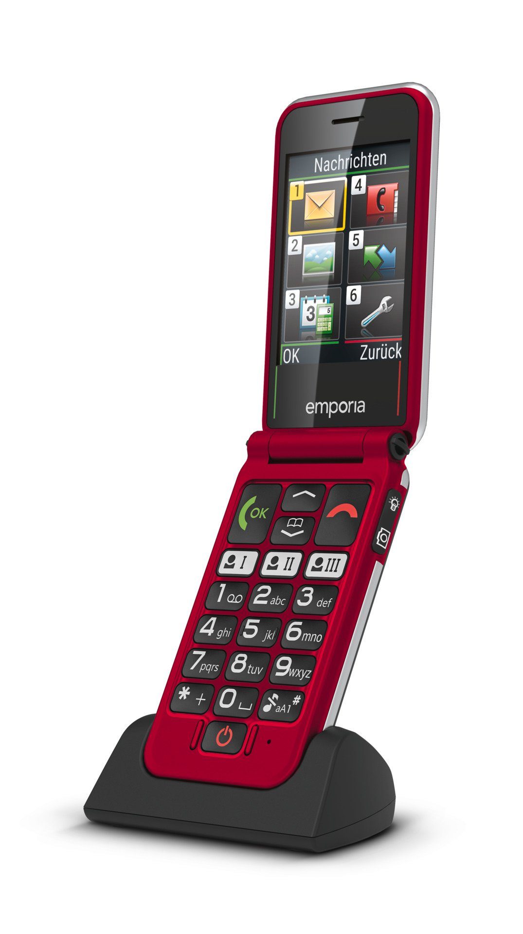 Emporia JOY V228-2G Smartphone (7,1 cm/2,8 Zoll, 0,128 GB Speicherplatz)