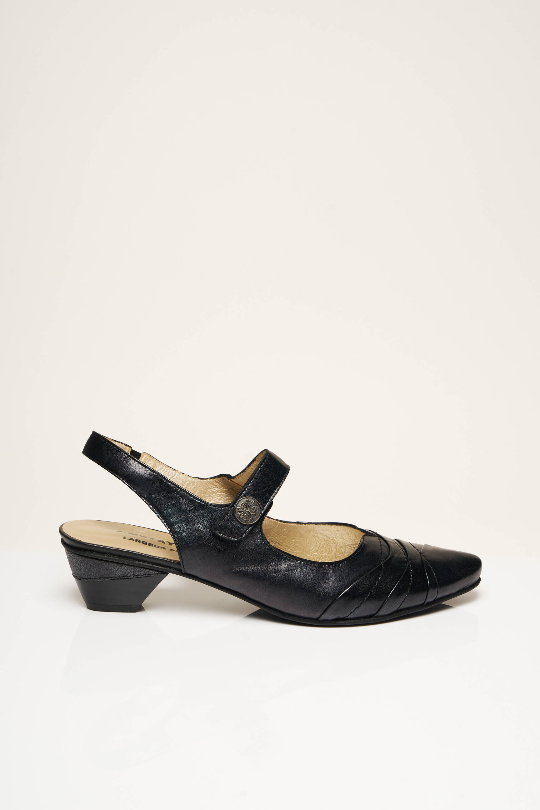 J Metayer Sandales Nu Pieds Femme couleur noir