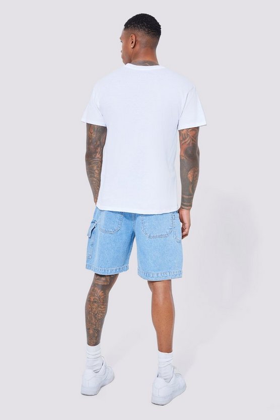 3er-Pack Basic Rundhals T-Shirts
