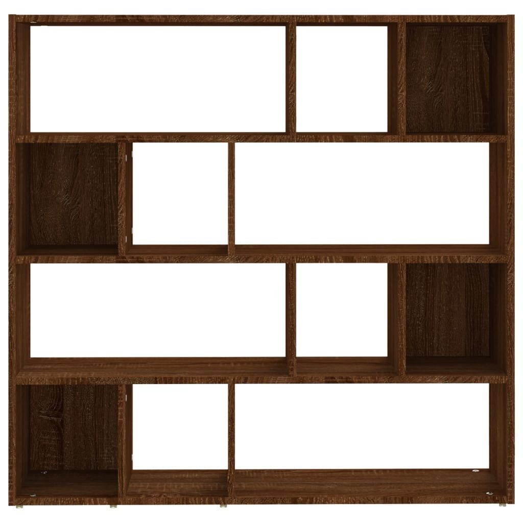vidaXL Raumteiler Bücherregal/Raumteiler Braun Eichen-Optik 105x24x102 cm, 1-tlg.