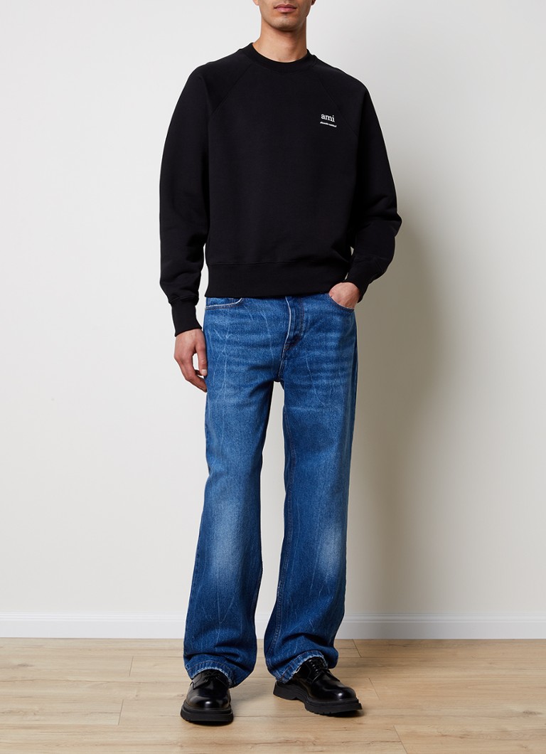 Maglione AMI Paris in cotone biologico con logo