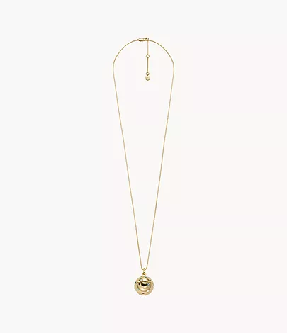 Fossil Kette Bright Baubles Anhänger Metall goldfarben