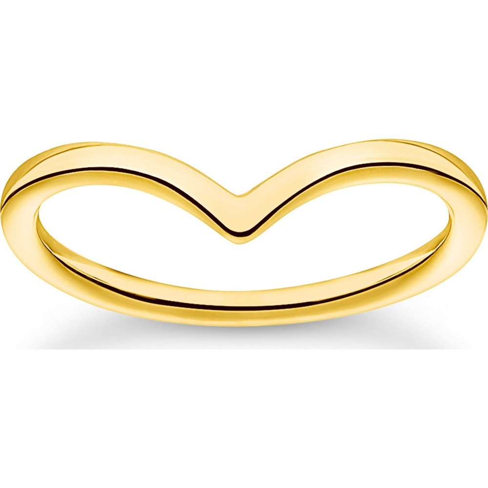 Thomas Sabo Bague pour femme 925 Argent or jaune Bague