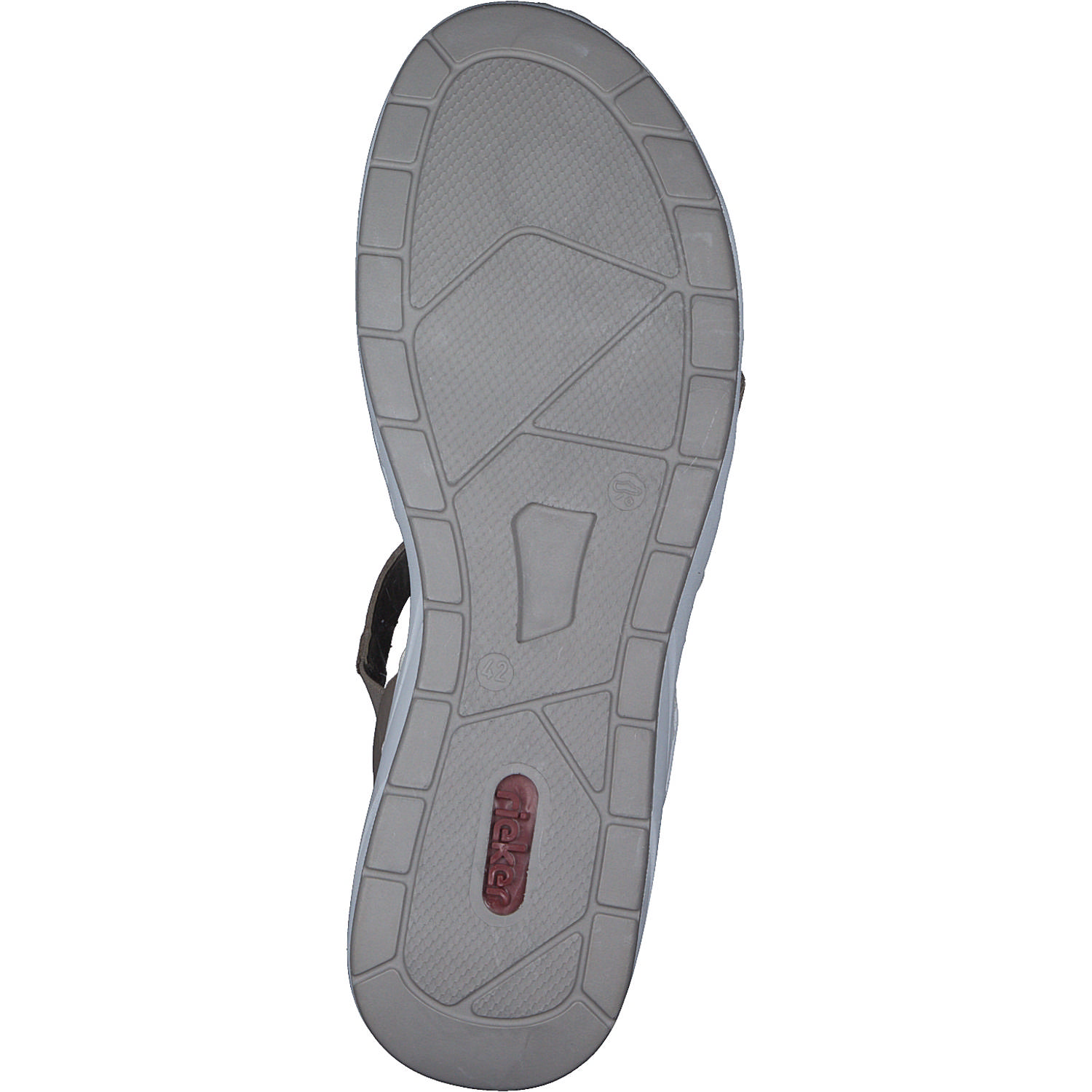 Rieker 64301, Keilsandaletten, Damen, seal/rose-metallic