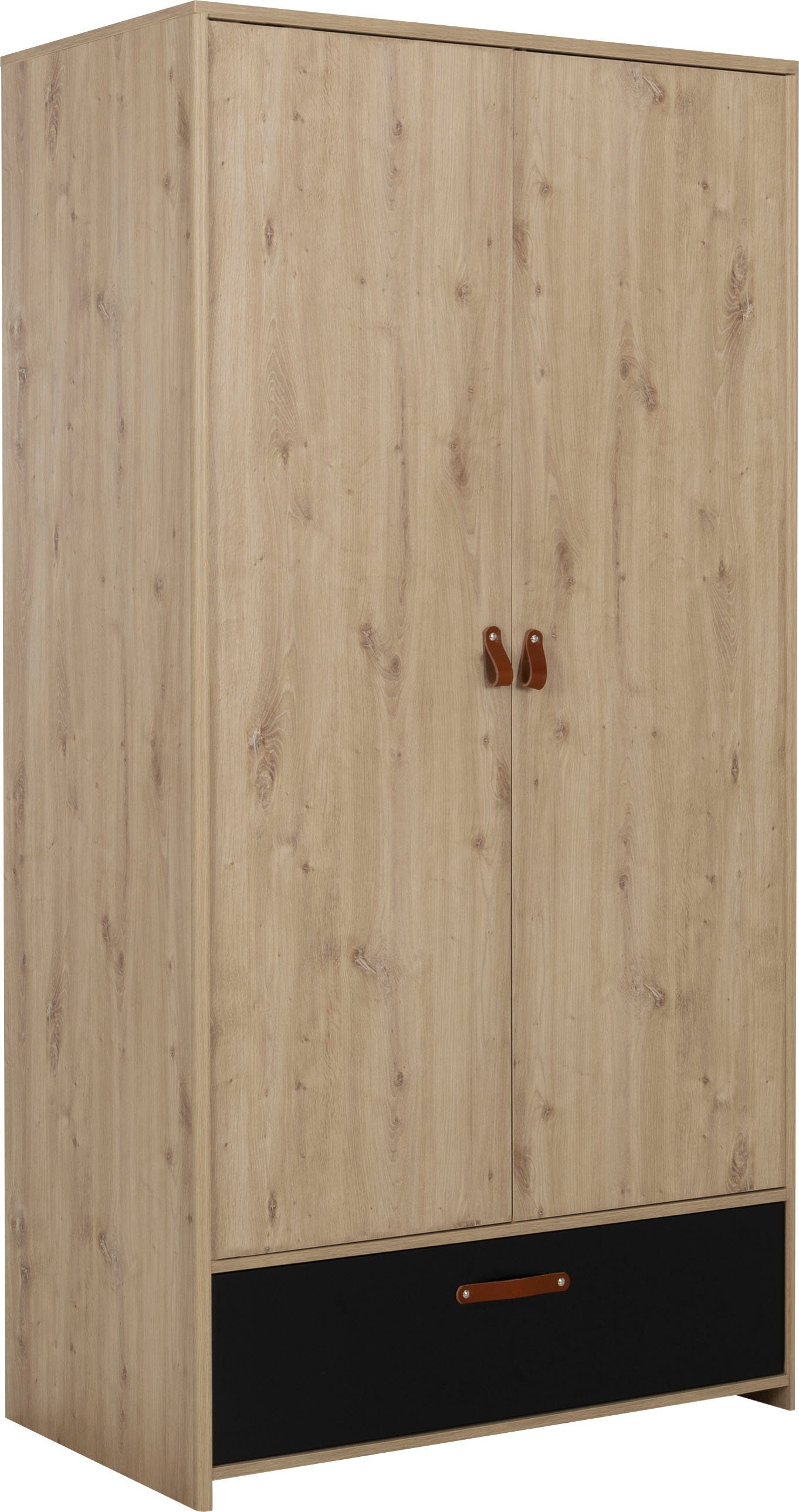 Gami Jugendzimmer-Set Arthus, (4-St., Bett mit Kopfteil, Kleiderschrank, Schreibtisch)
