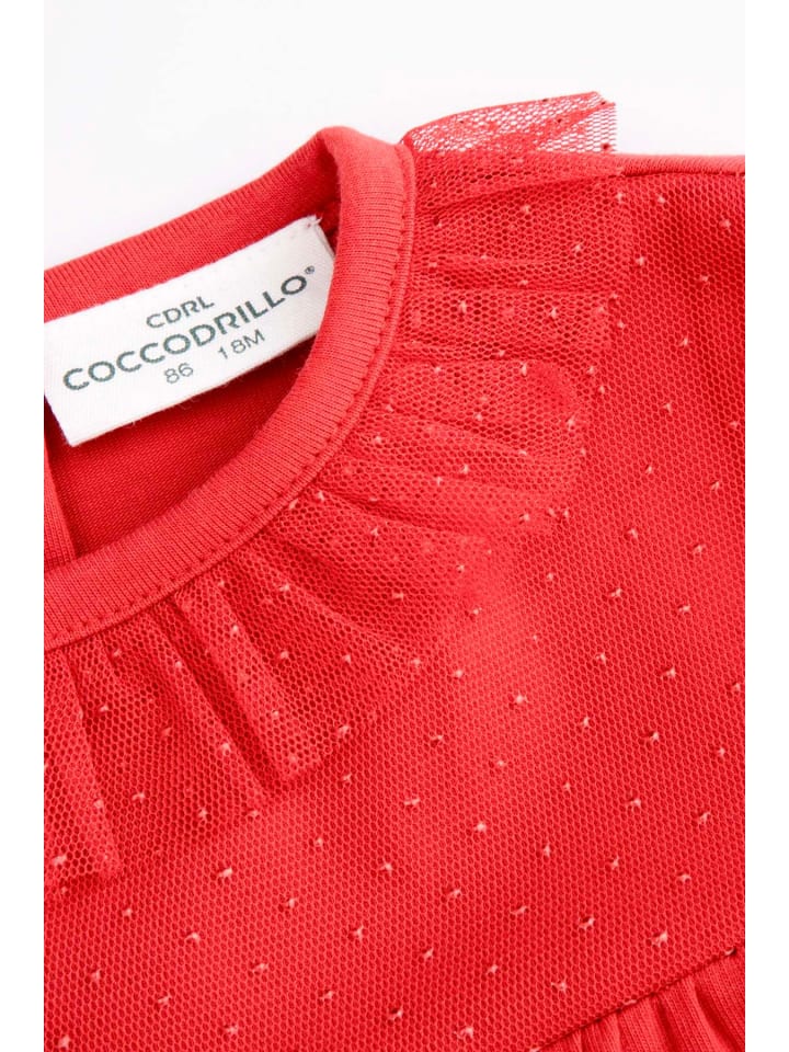 Coccodrillo Body mit langen Ärmeln in rot günstig kaufen