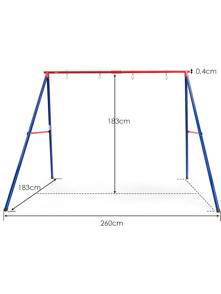 COSTWAY Schaukelgestell in Blau günstig kaufen onesize