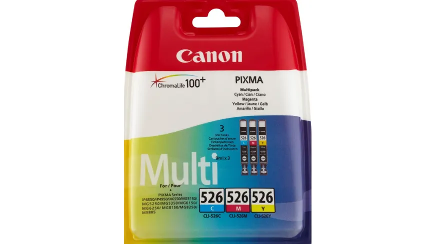 Canon Druckerpatrone CLI-526 Multipack