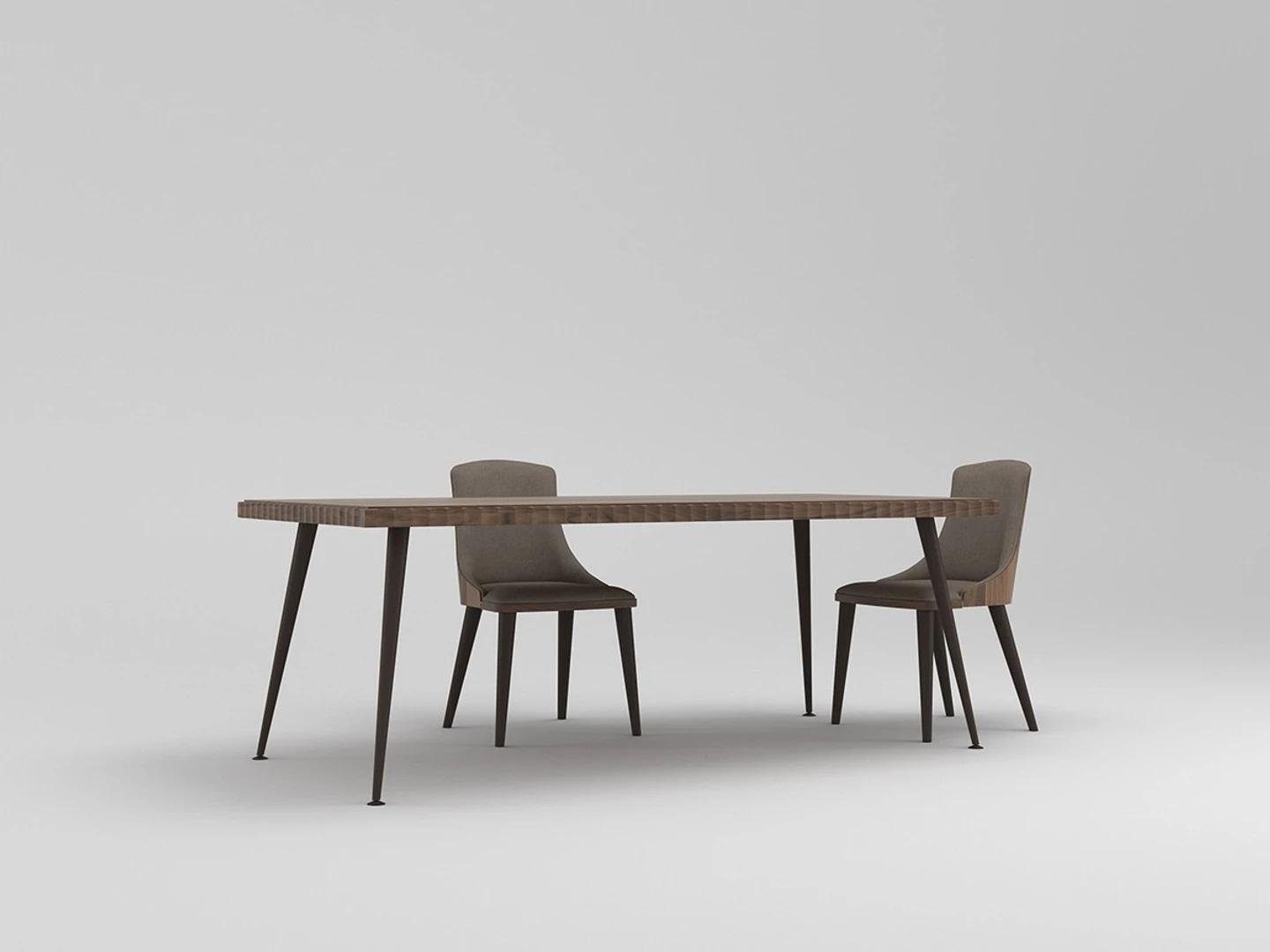 JVmoebel Esszimmer-Set Einrichtung Esstisch Stühle Set Design Tisch Esszimmer Sideboard, (6-St., 1x Esstisch + 4x Stühle + 1x Sideboard), Made in Europa