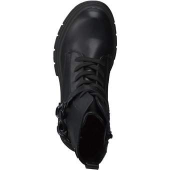Barbarella Schnür Boots in schwarz