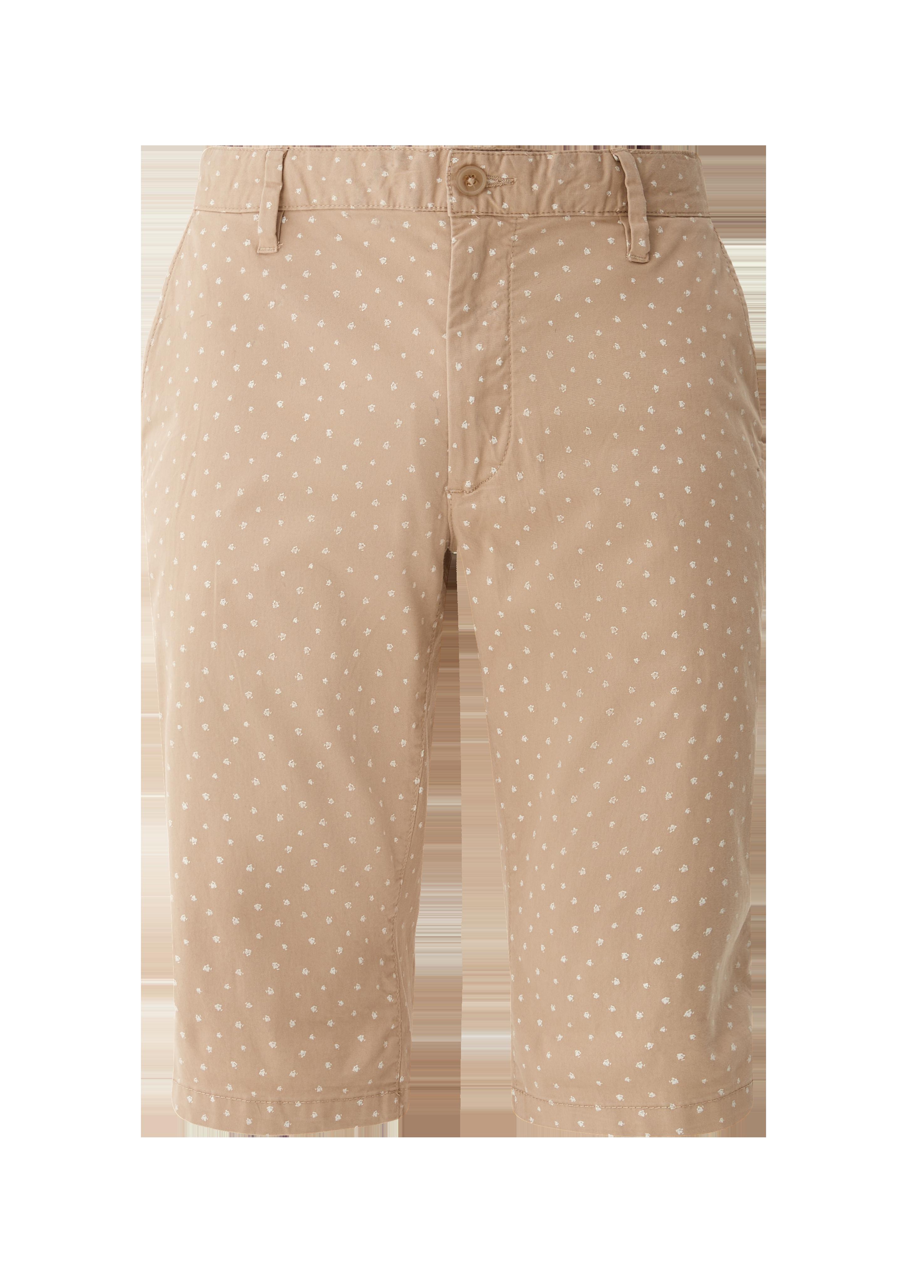 Slim: Bermuda mit Allover-Print  2128989-84A0