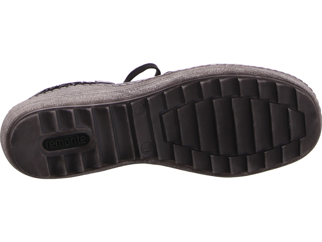 REMONTE Komfort Schnürer schwarz R142402 R14