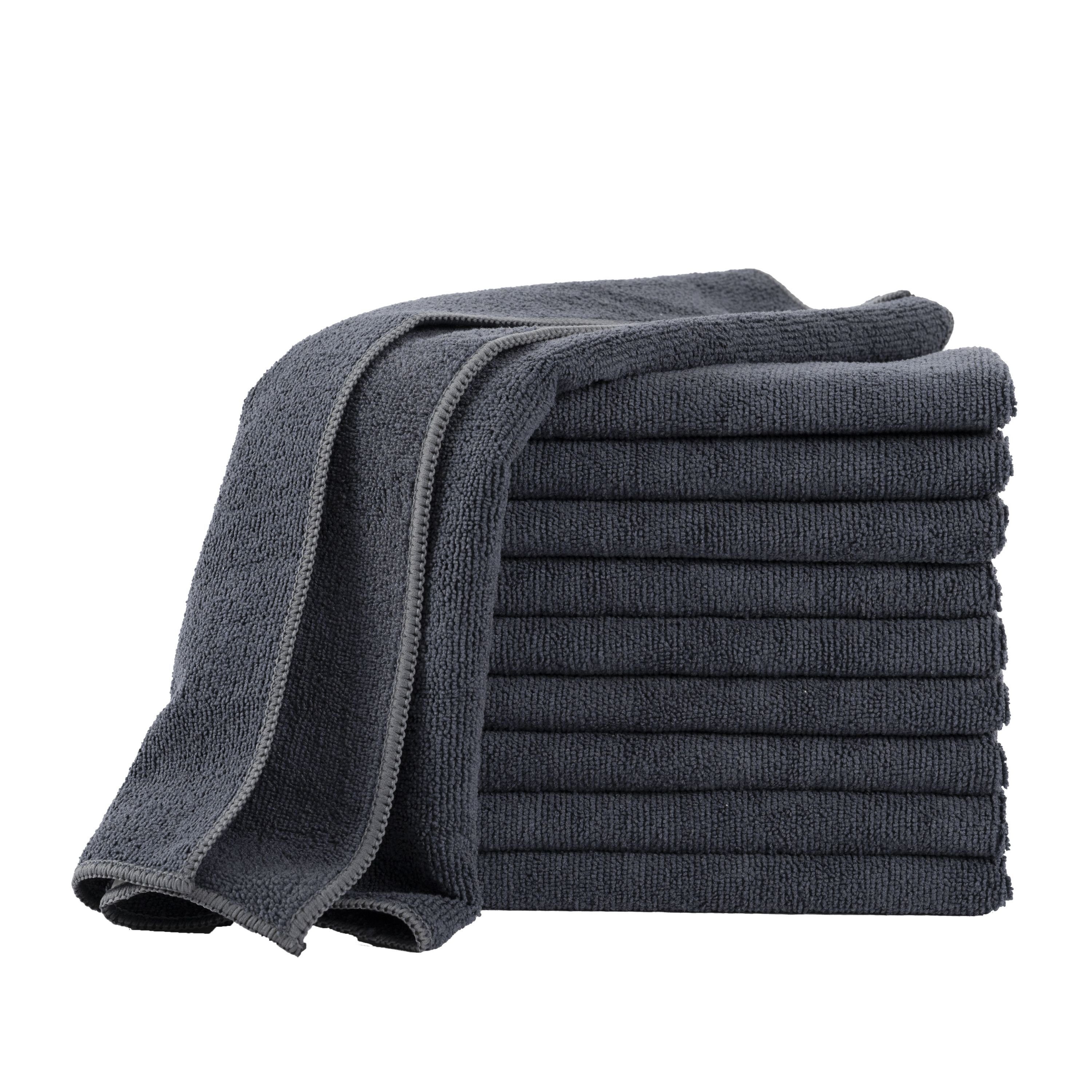 Zestri Geschirrtuch Mikrofasertücher Putztücher 40x40 cm Allzwecktücher Poliertuch, (10-tlg), Microfaser, fusselfrei und streifenfrei, Multipacks Reinigungstücher