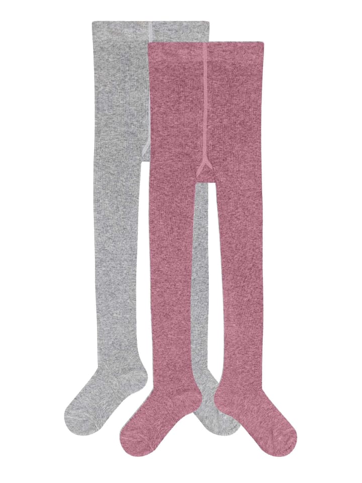 S. Oliver Strumpfhose 2er Pack essentials in heather rose melange l.grey günstig kaufen