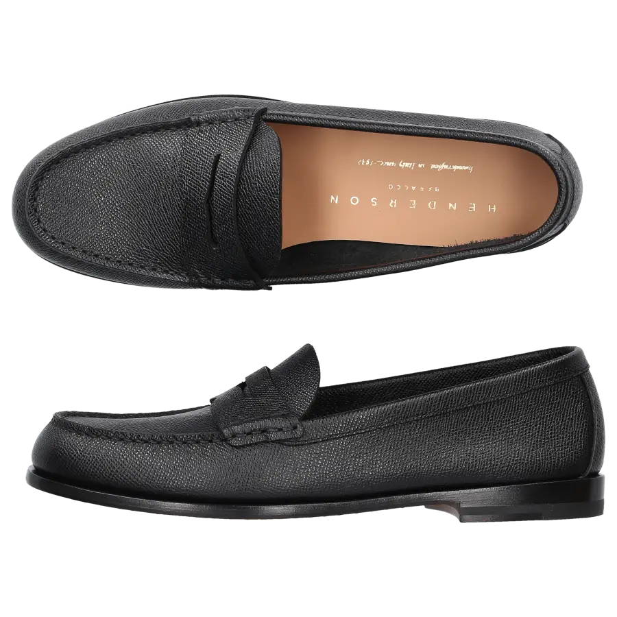 Henderson - Loafer MIA Saffiano - schwarz