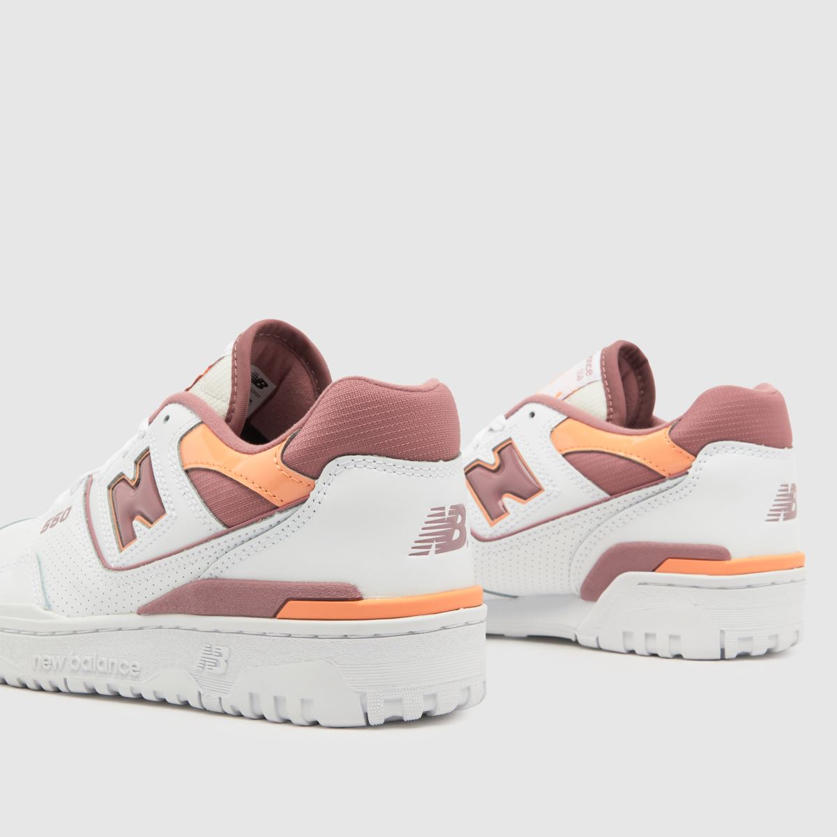 New Balance – nb bb550 – Vita och rosa träningsskor