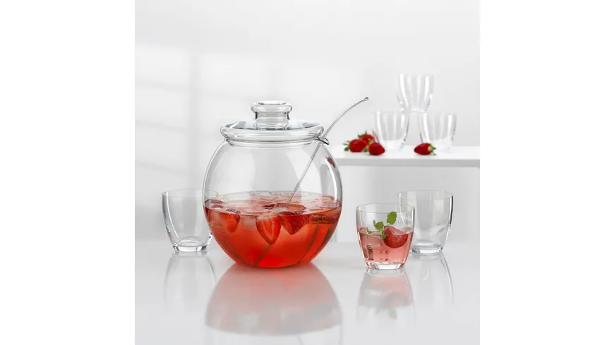 BOHEMIA SELECTION Bowle-Set Libera 9-tlg.