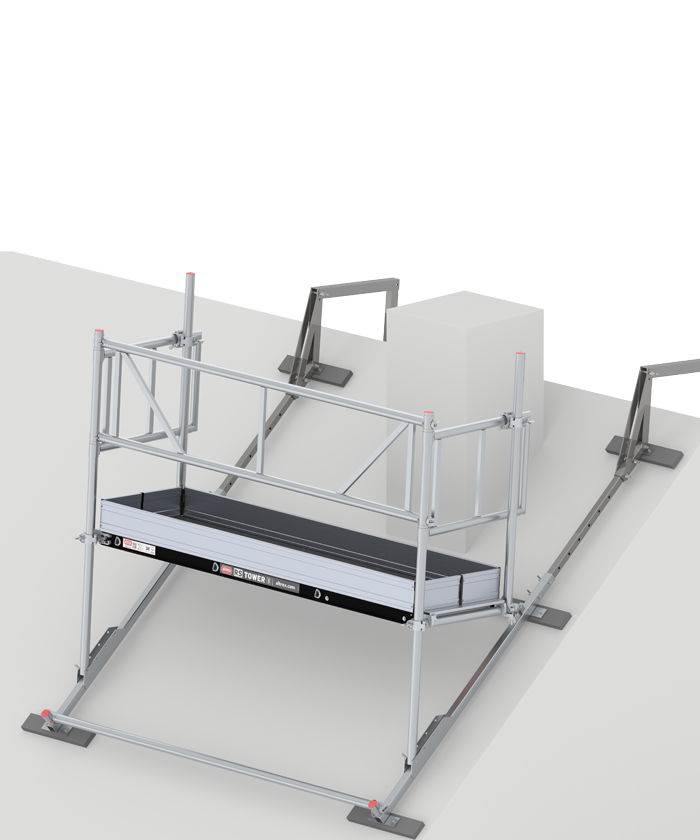 Altrex C500902 Dimniški oder 0,75 x 1,85 m Dvojni