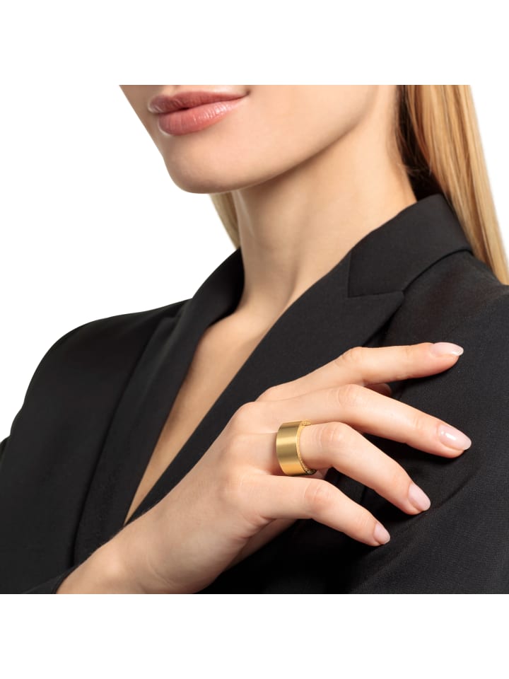 JOOP! Ring Edelstahl, IP Gold in Gold günstig kaufen