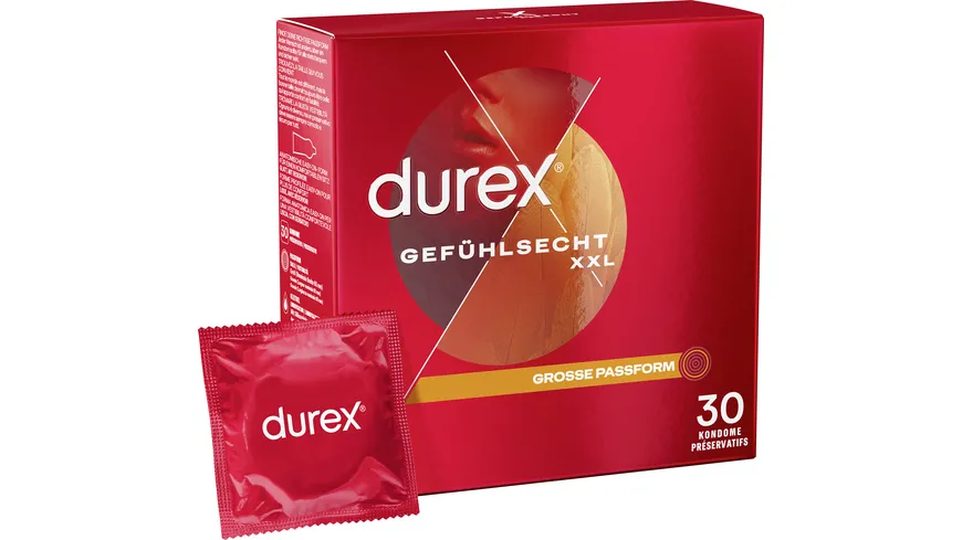 Durex Kondome Gefühlsecht XXL