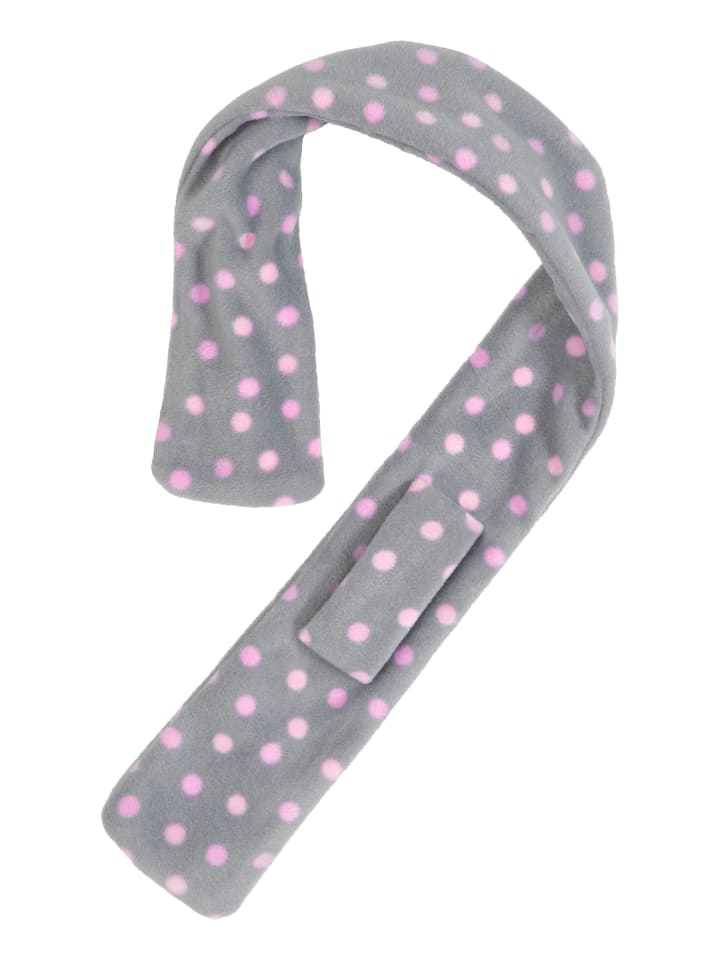 Playshoes Fleece-Steckschal Punkte in Grau günstig kaufen onesize