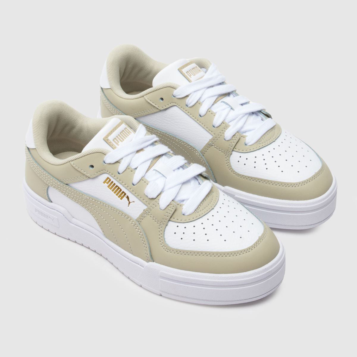 PUMA fehér és bézs ca pro classic ifjúsági cipő