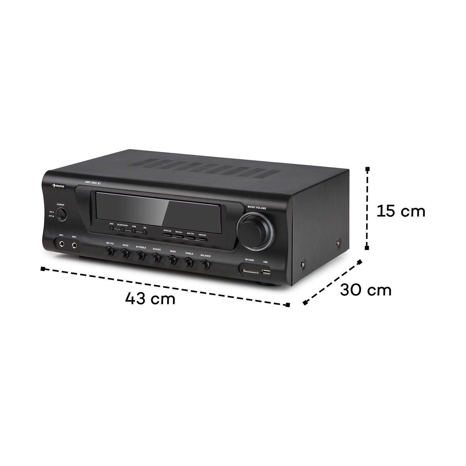 Auna AMP-3800 BT Audioverstärker