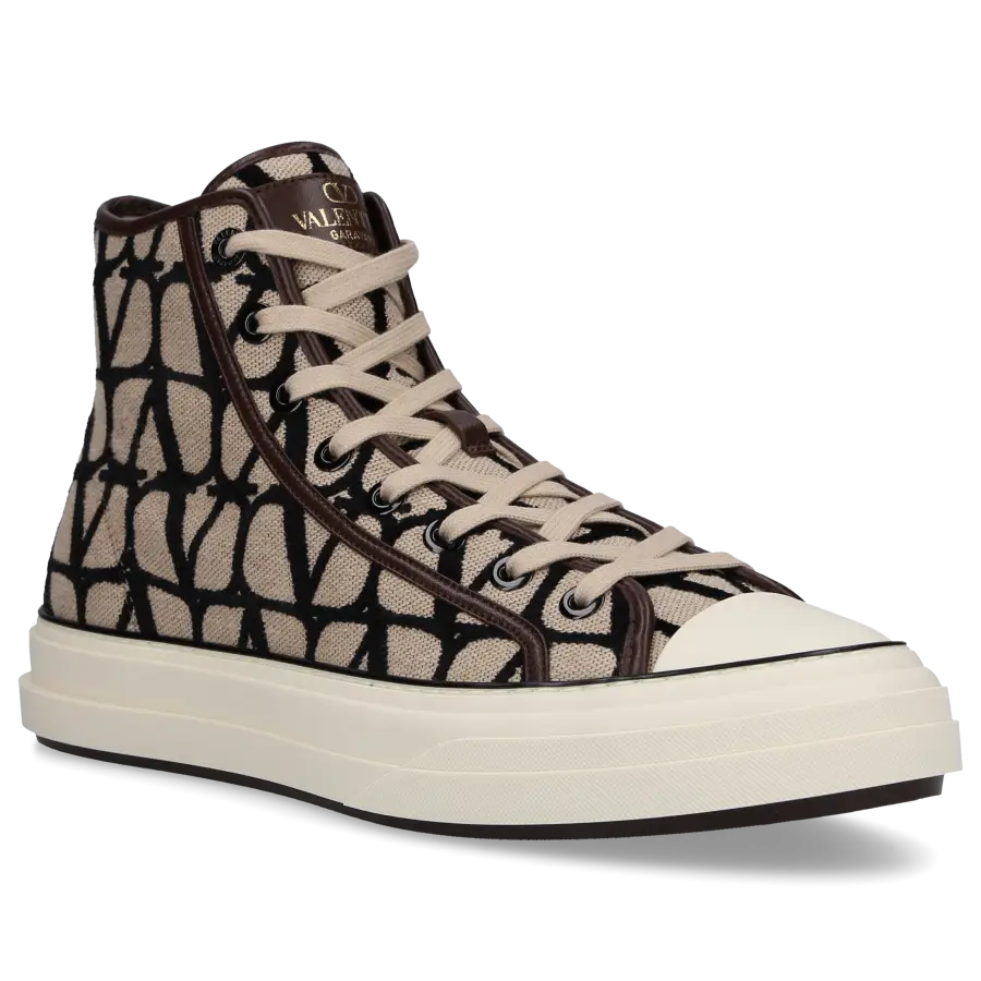 Valentino Garavani - Sneaker high TOTALOOP Canvas - schwarz