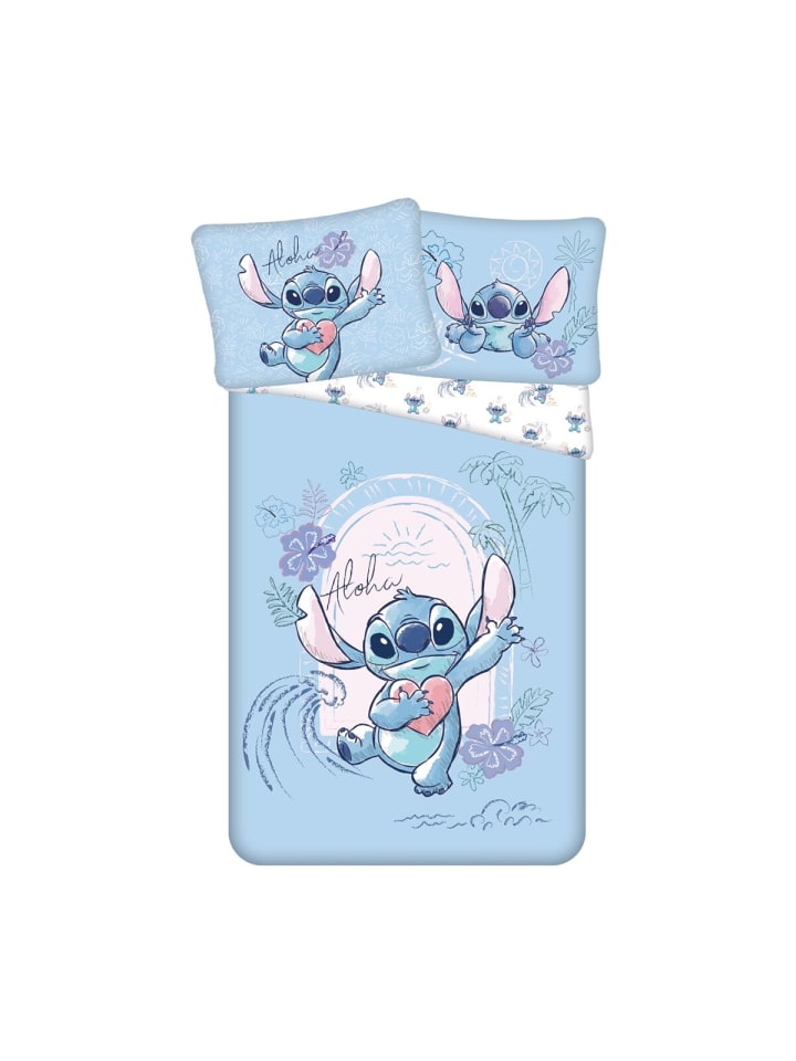 Lilo & Stitch Lilo & Stitch Design Kuschelige Bettwäsche Baumwolle, 140x200 in Mehrfarbig günstig kaufen 200 x 140 cm