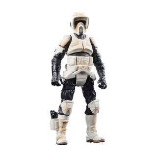 Star Wars: The Mandalorian Vintage Collection Fahrzeug mit Figuren Speeder Bike with Scout Trooper & Grogu