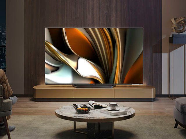 Hisense 55A85H OLED-Fernseher (139 cm/55 Zoll, 4K Ultra HD, Smart-TV, 120Hz, HDMI 2.1, Dolby Vision IQ, USB Recording, Sprachassistenten)