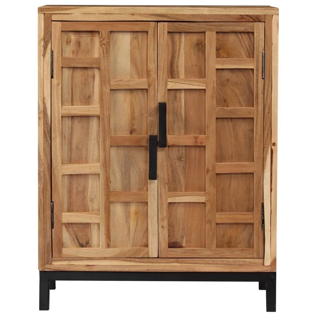 vidaXL Sideboard Sideboard Massivholz Akazie 60x35x76 cm Braun (1 St)