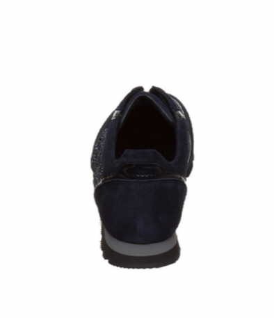 SEMLER Sneaker blau SAMT-CHEV/GLITTER/LACK