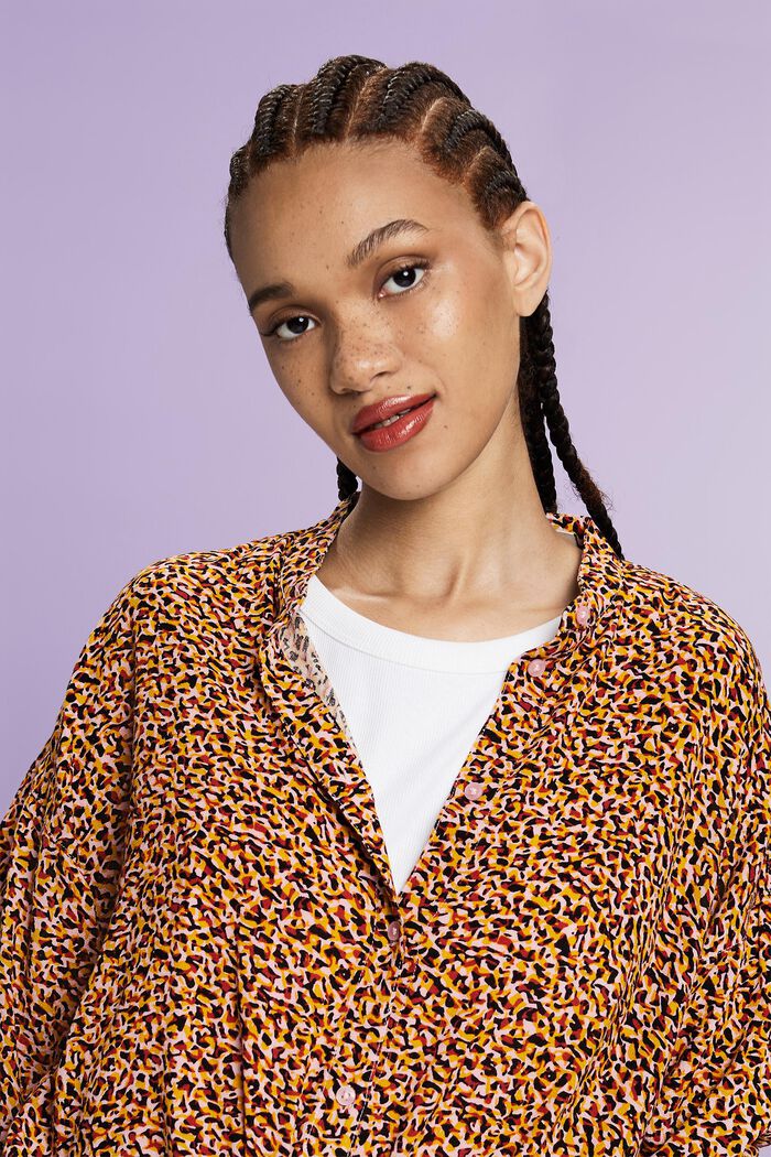 Bluse mit Muster, LENZING™ ECOVERO™