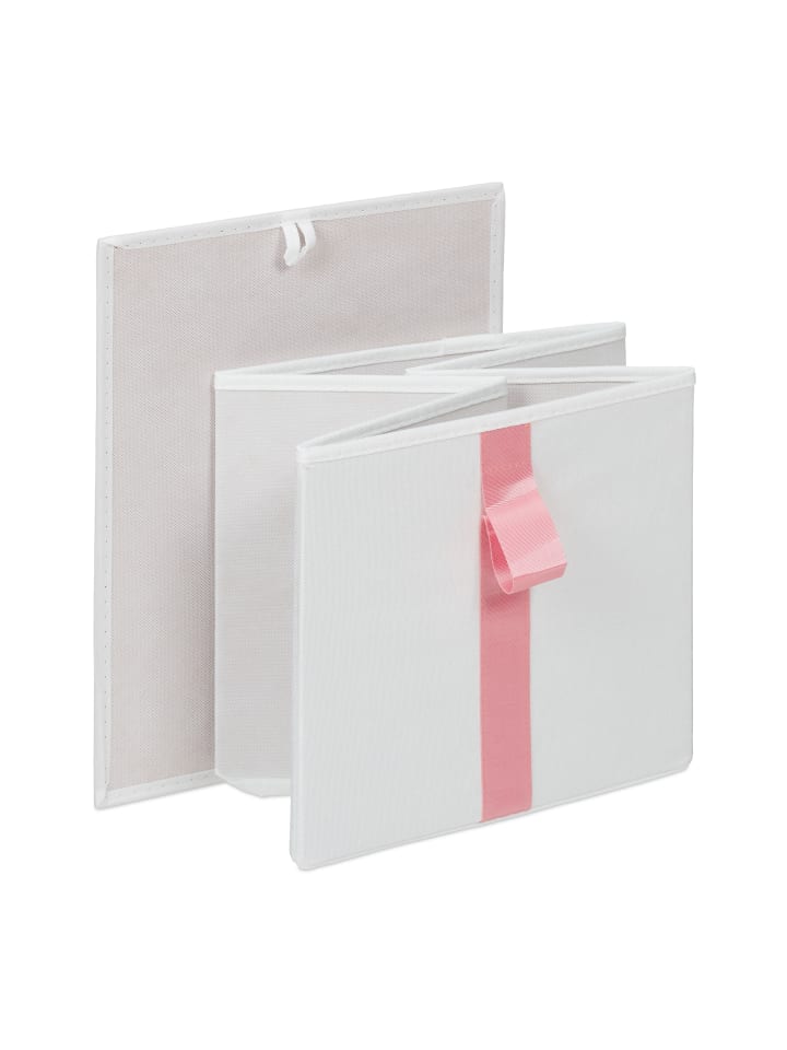 relaxdays Kinder-Kommode in Weiß/ Rosa - (B)36 x (H)109,5 x (T)40,5 cm günstig kaufen onesize