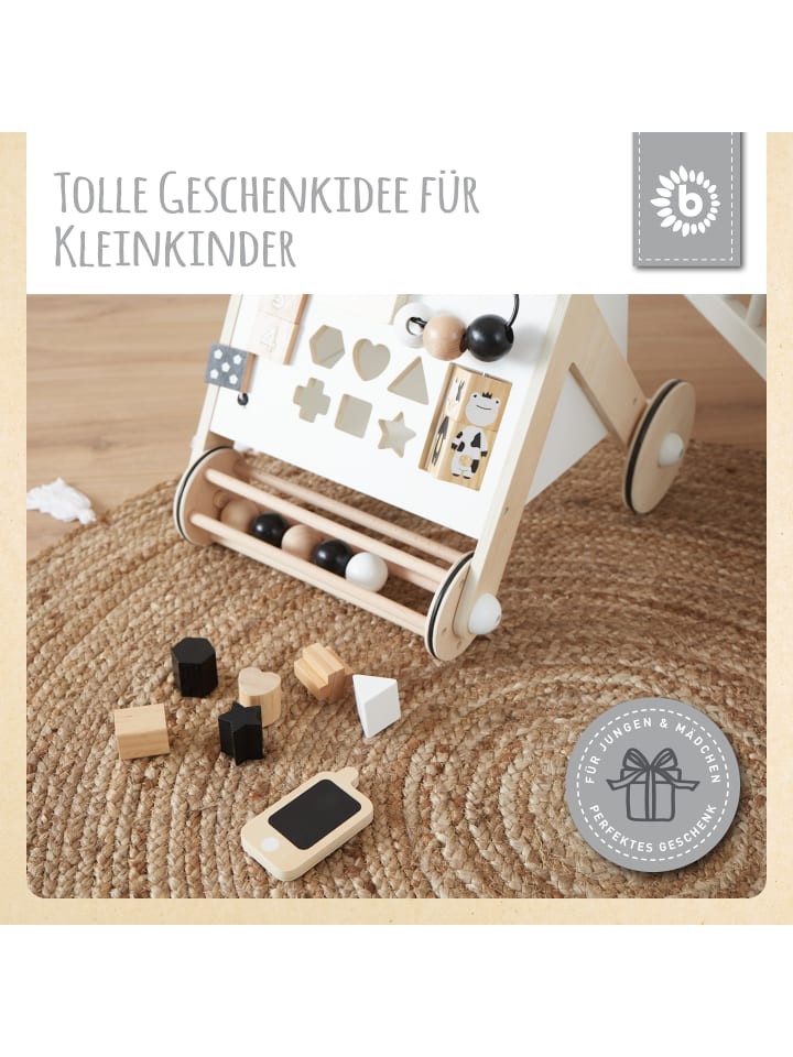 Bieco Spielwaren Lauflernwagen Holz in Weiß günstig kaufen onesize