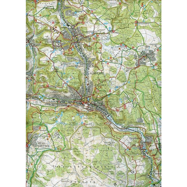 Sigmaringen Naturpark Obere Donau Freizeitkarte 1 : 50 000 - Wanderkarte