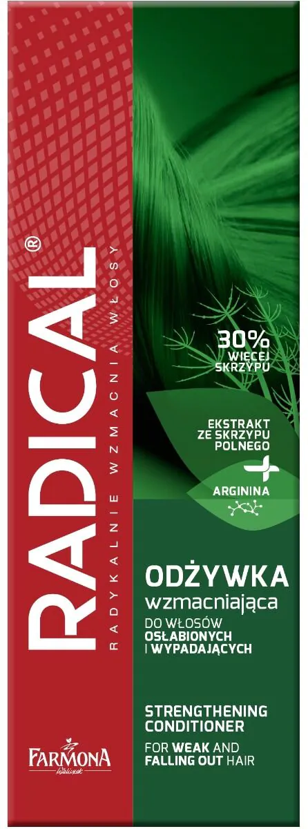 Radikalus stiprinamasis kondicionierius nusilpusiems ir slenkantiems plaukams 100 ml