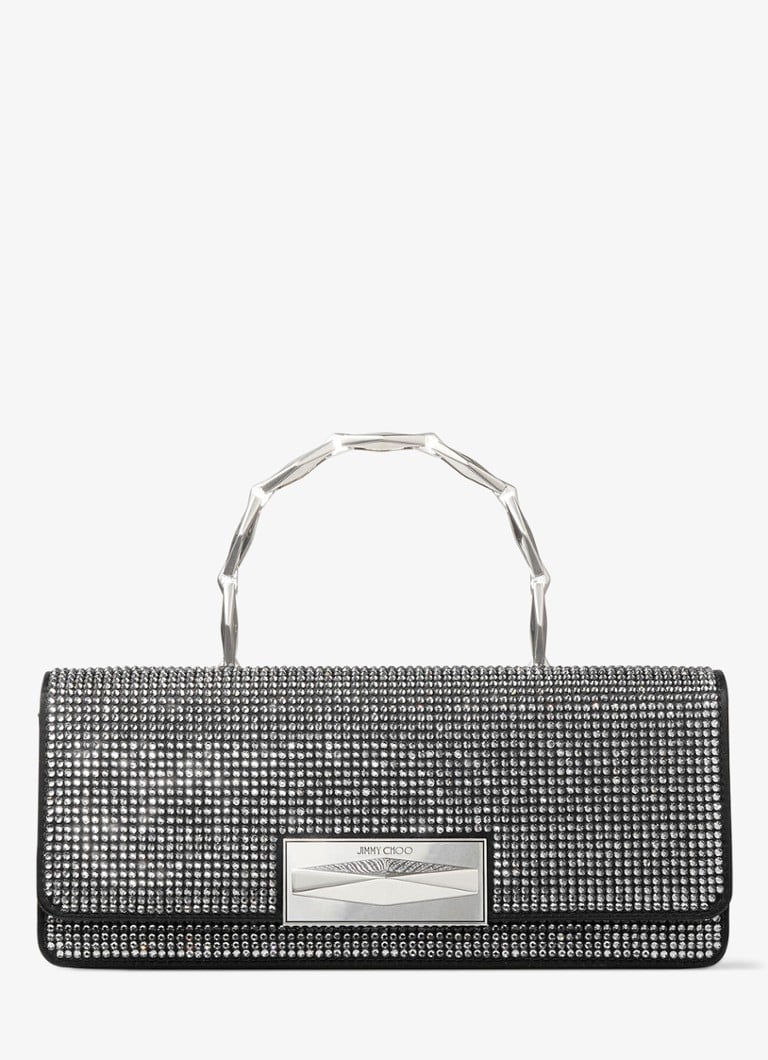 Borsa Jimmy Choo Diamond con dettagli in pelle di vitello