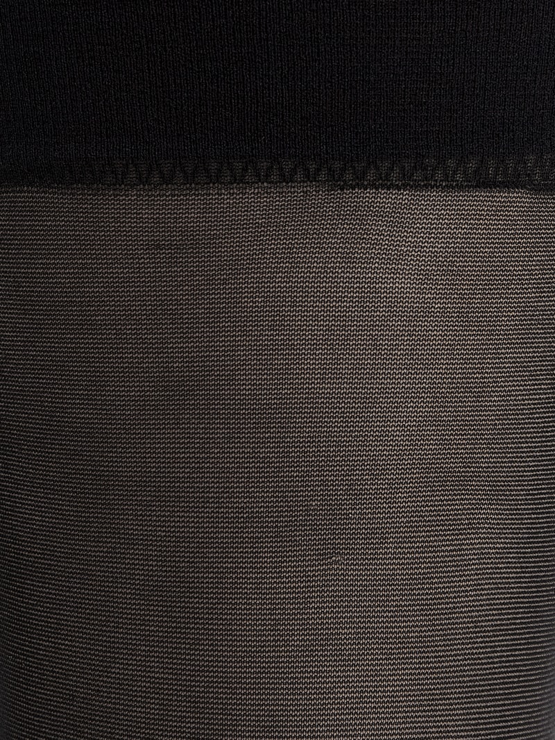 Kniestrümpfe mit breiten Bündchen Modell 'Satin Touch' - 20 DEN in schwarz