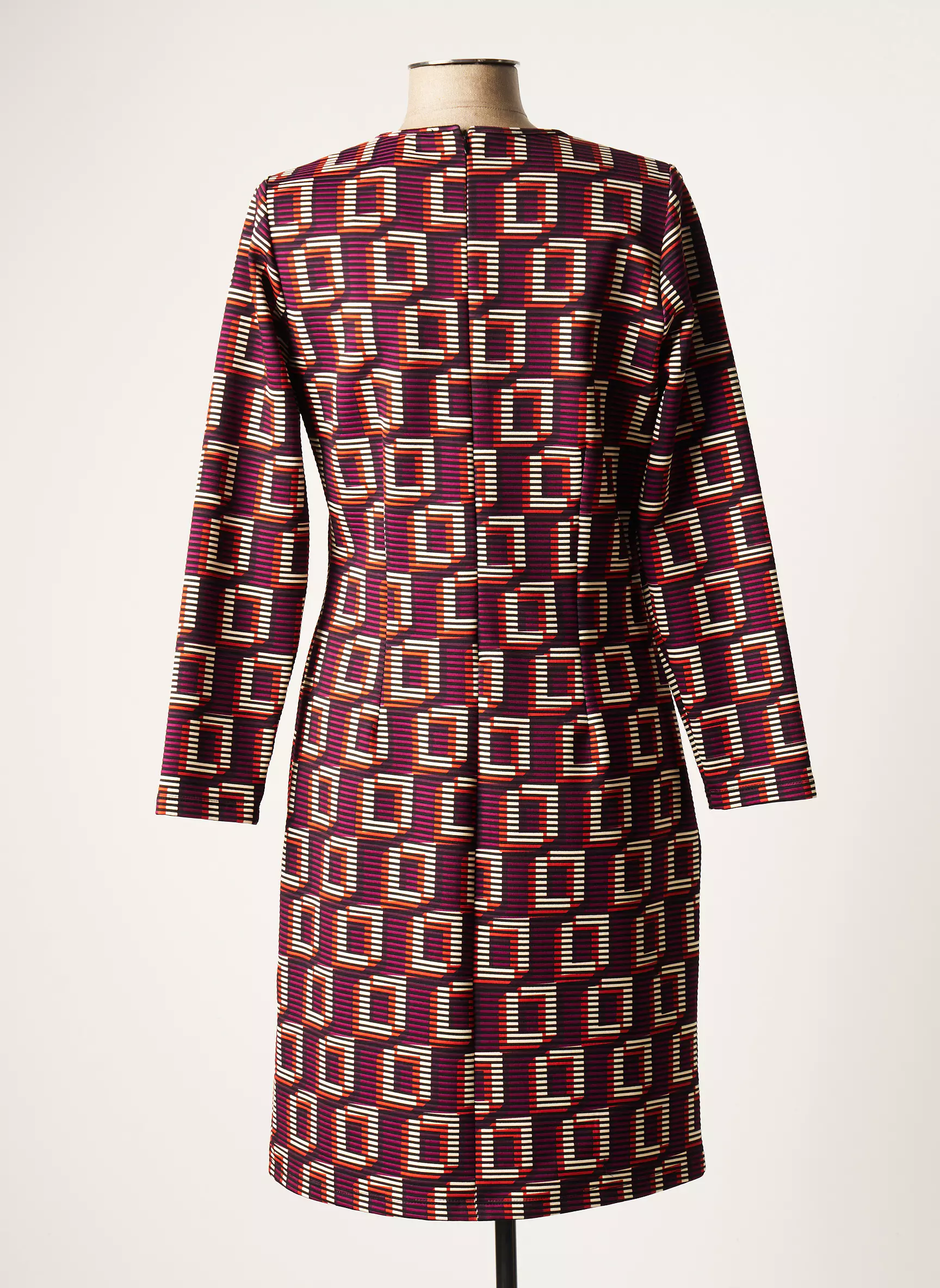 Meri Esca Robes Mi Longues Femme couleur violet