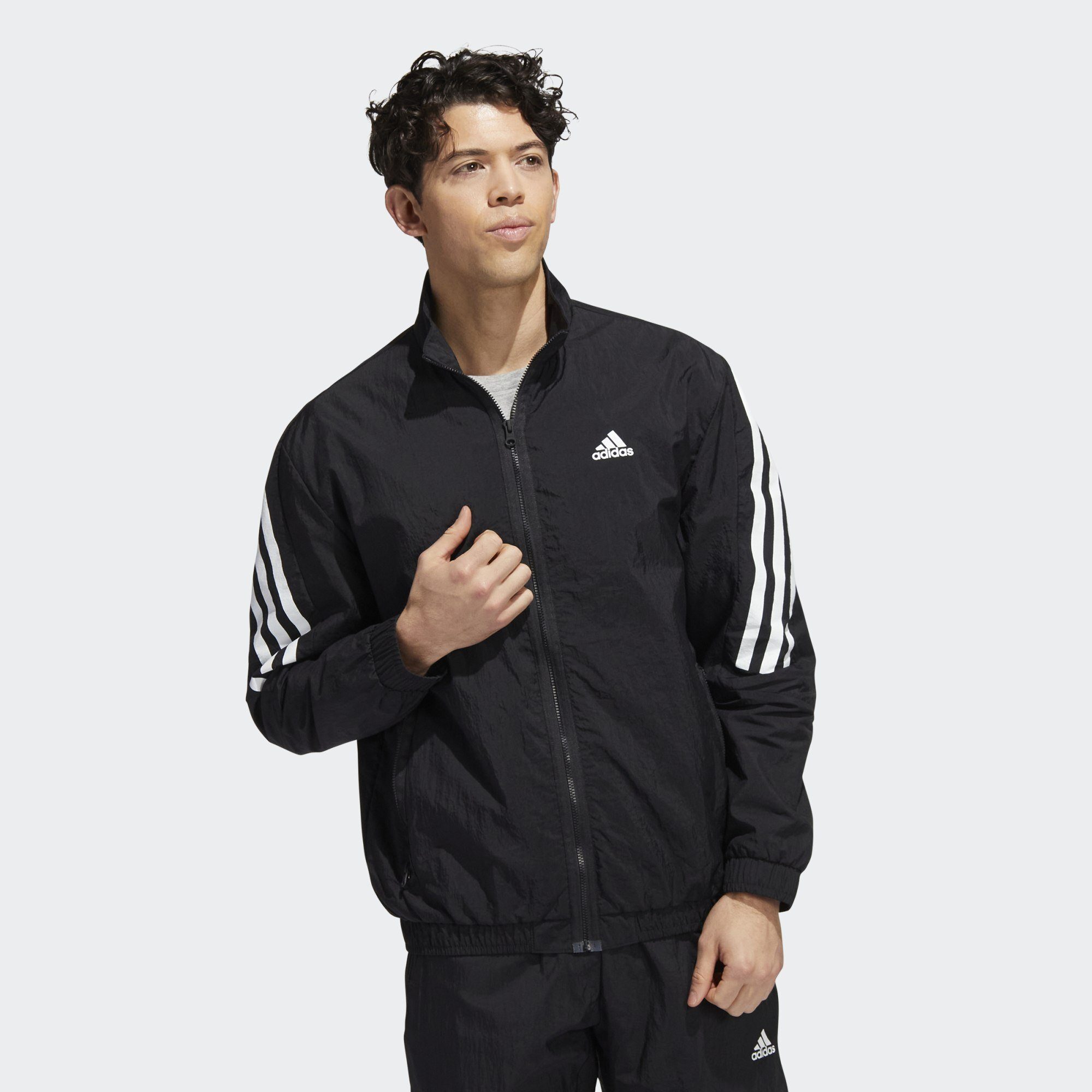 adidas Sportswear Trainingsjacke FUTURE ICONS 3-STREIFEN WOVEN TRAININGSJACKE