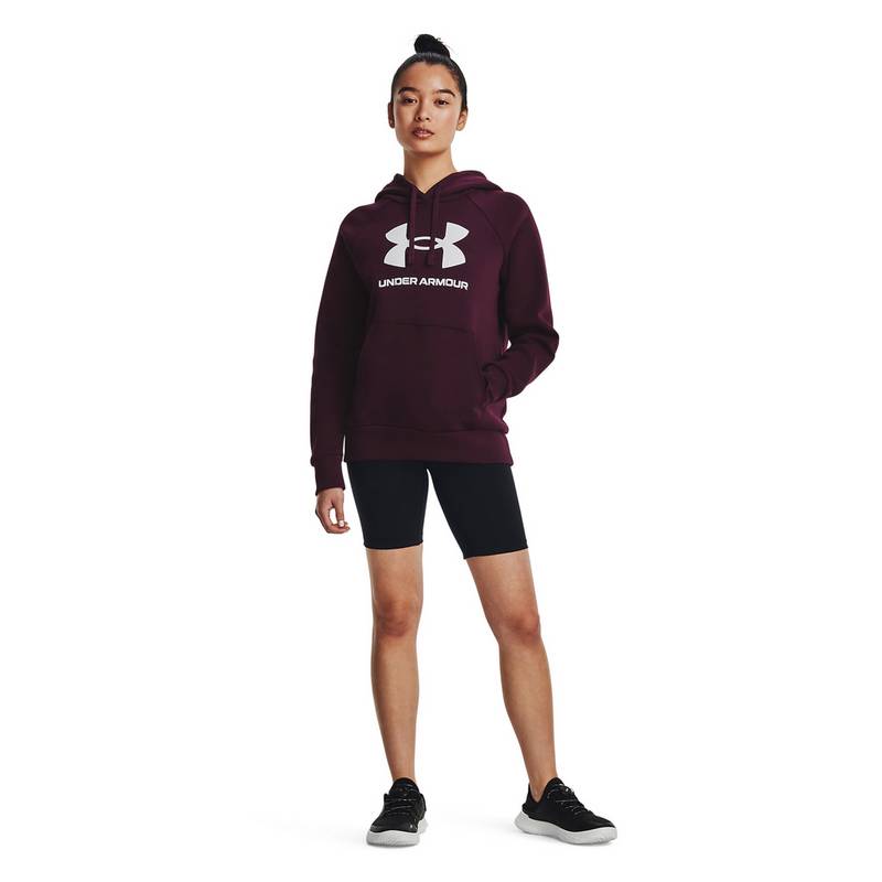 Under Armour Rival Fleece mit Großem Logo Fleecehoodie Damen
