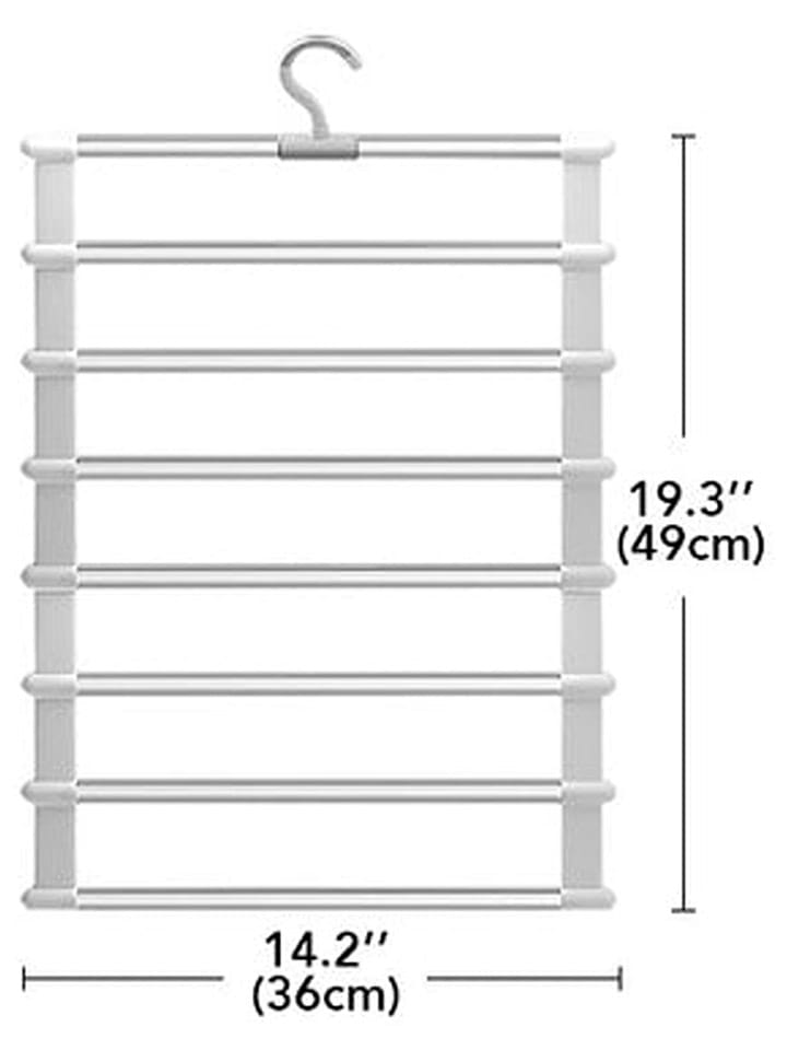 Joybos Kleiderbügel in Silber/ Weiß - (B)36 x (H)49 cm günstig kaufen onesize