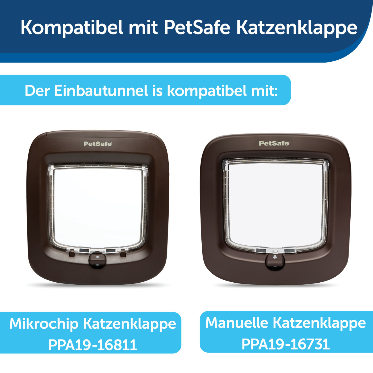 PetSafe Klappen & Türen PetSafe Tunnelverlängerung braun